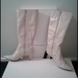 NINE WEST LEATHER BOOTS
